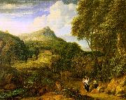 Corneille Huysmans Mountainous Landscape painting